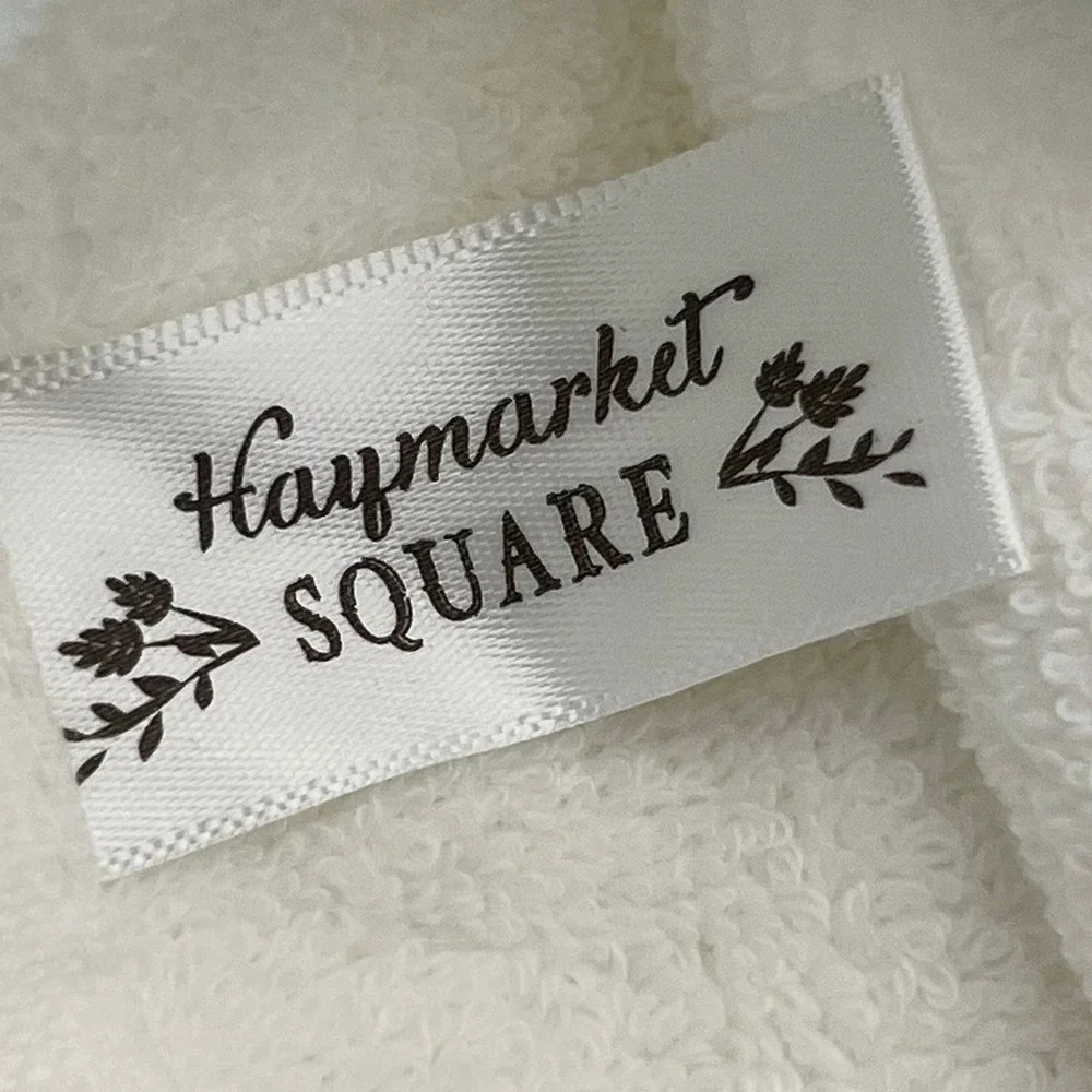 Haymarket Square Kitchen Towel Set Unisex OS White Brand New Autumn Pumpkins